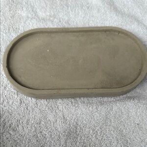 Oval Concrete Tray